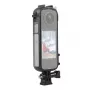 PULUZ PU979B custodia protettiva con supporto e doppio slitta flash per Insta360 X4 – nero