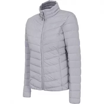 4F Giacca da donna H4L21 KUDP003 27M, grigio chiaro freddo mélange, S