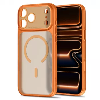 TECH-PROTECT MagPrime MagSafe CC iPhone 17 Pro / 18 Pro Cosmic Orange opaco