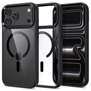 Tech-Protect Magmat custodia trasparente MagSafe per iPhone 17 Pro Max / 18 Pro Max - nero