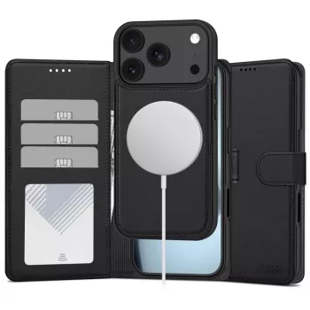Tech-Protect portafoglio MagSafe per iPhone 17 Pro Max / 18 Pro Max, nero opaco