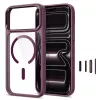 Tech-Protect Magmat custodia trasparente MagSafe per iPhone 17 Pro Max / 18 Pro Max - rosso ciliegia scuro