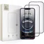 Tech-Protect Glass Fit+ vetro temperato protezione display per Apple iPhone 13/13 Pro/14/16e/17e, cornice nera, confezione da 2