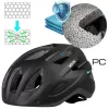 Vayox Kask Active Casco per bicicletta nero opaco con LED M