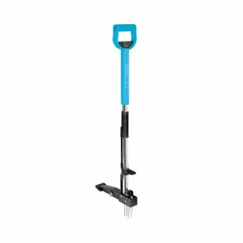 CELLFAST C.IDEAL estirpaerbacce 95 cm manuale stand-up con sistema a 3 artigli in acciaio temprato ed espulsione a pedale, impugnatura ergonomica a D, verde/nero