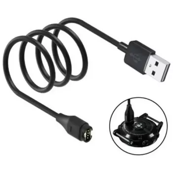 Cavo di ricarica USB-A Beline per smartwatch Garmin 1 m nero