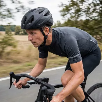 Kask Active casco per bici LED, nero opaco, taglia L VA0424BML Vayox