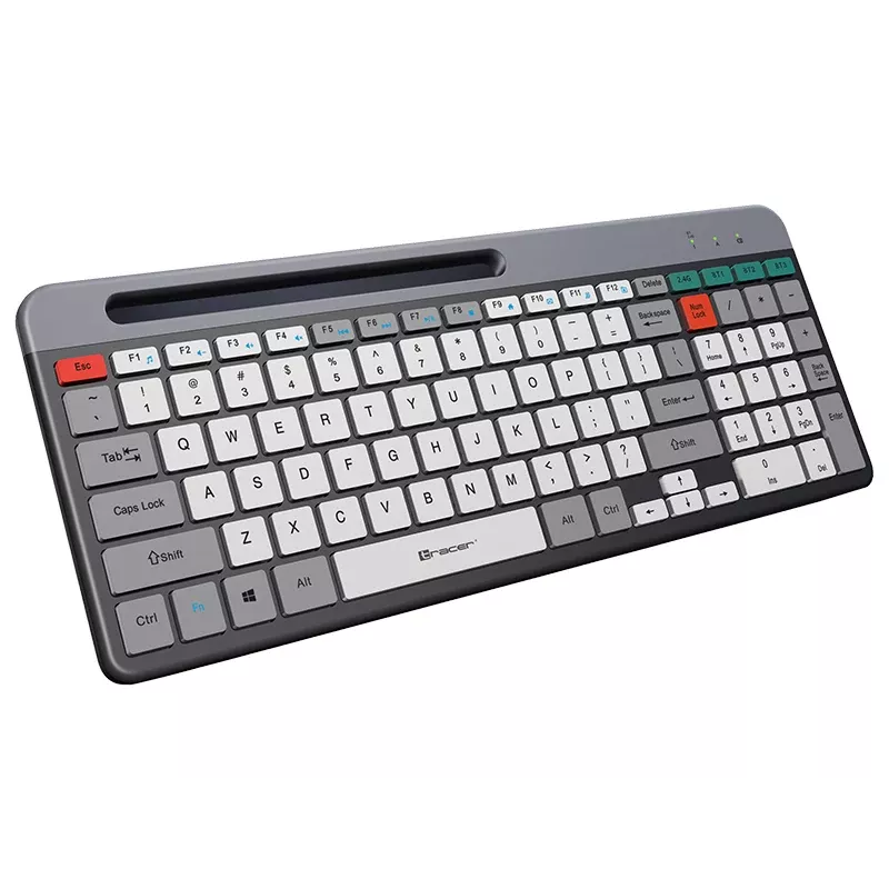 TRACER SHARP tastiera wireless, 2,4 GHz, formato completo, QWERTY, nero