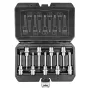 NEO TOOLS Inserti Torx su chiave a bussola 100 mm, set da 9