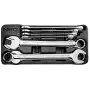 NEO TOOLS set chiavi combinate 20-32 mm, 8 pezzi, inserto in schiuma