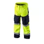 NEO TOOLS pantalone softshell ad alta visibilità, giallo fluorescente, taglia XL