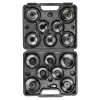 NEO TOOLS set 16 pezzi chiavi a bussola per filtri olio (65-100 mm, attacco 3/8
