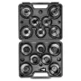 NEO TOOLS set 16 pezzi chiavi a bussola per filtri olio (65-100 mm, attacco 3/8
