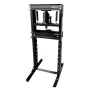 NEO TOOLS pressa idraulica da officina 20 tonnellate, struttura a H, manuale, tavolo regolabile, rosso/nero