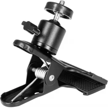 Camrock BH-1 morsetto universale con mini testa a sfera, portata 1 kg, alluminio (CR2158)