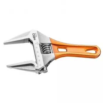 NEO TOOLS chiave regolabile corta 185 mm, apertura bocca 0-53 mm, acciaio cromo-vanadio, DIN 3117
