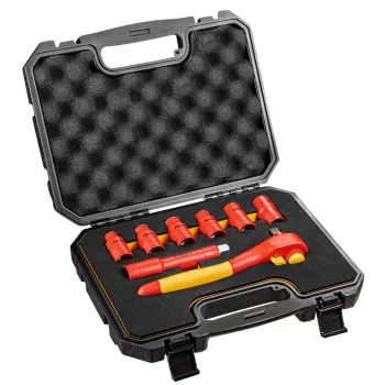 NEO TOOLS 01-307 set bussole isolate 1000V, 8 pezzi, attacco 1/2