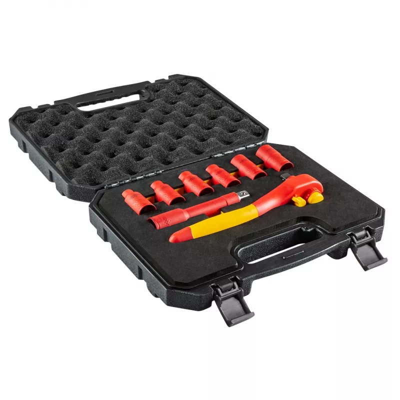NEO TOOLS 01-307 set bussole isolate 1000V, 8 pezzi, attacco 1/2