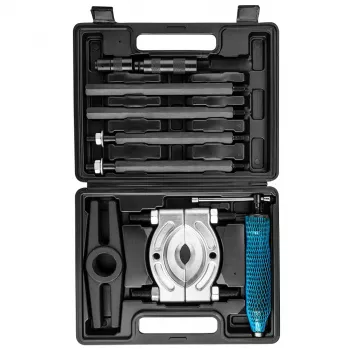NEO TOOLS estrattore idraulico a 3 bracci 10 tonnellate con pompa manuale, apertura 250 mm, bracci in cromo-vanadio, valigetta in plastica (TOP-11-847)