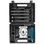 NEO TOOLS estrattore idraulico a 3 bracci 10 tonnellate con pompa manuale, apertura 250 mm, bracci in cromo-vanadio, valigetta in plastica (TOP-11-847)