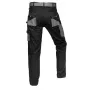 NEO Tools 81-238-XL pantaloni protettivi con 9 tasche e ginocchia rinforzate, grigio/nero, taglia XL