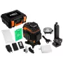 NEO TOOLS 75-141 livellatore laser a linee 3D, 16 linee, raggio verde, valigetta, piastra di mira, supporto magnetico, caricabatterie