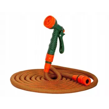 Tubo da giardino espandibile 5-20m con pistola a 7 getti, raccordi 1/2