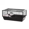 INZ INTER-ZOO Bob + Wood gabbia per piccoli animali nero 780x480x360 mm