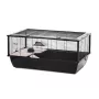 INZ INTER-ZOO Bob + Wood gabbia per piccoli animali nero 780x480x360 mm