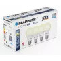 Blaupunkt lampadina LED E27 A60 570 lm 6W 2700K, 4 pezzi (BLAUPUNKT-E27-6W-WW-4)