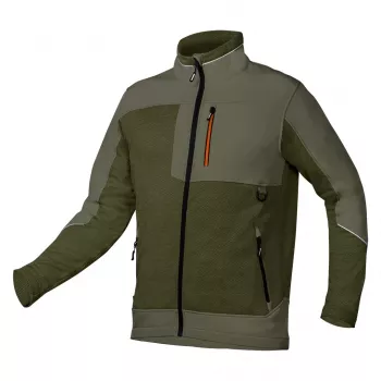 NEO TOOLS felpa softshell OUTDOOR verde bottiglia XXXL