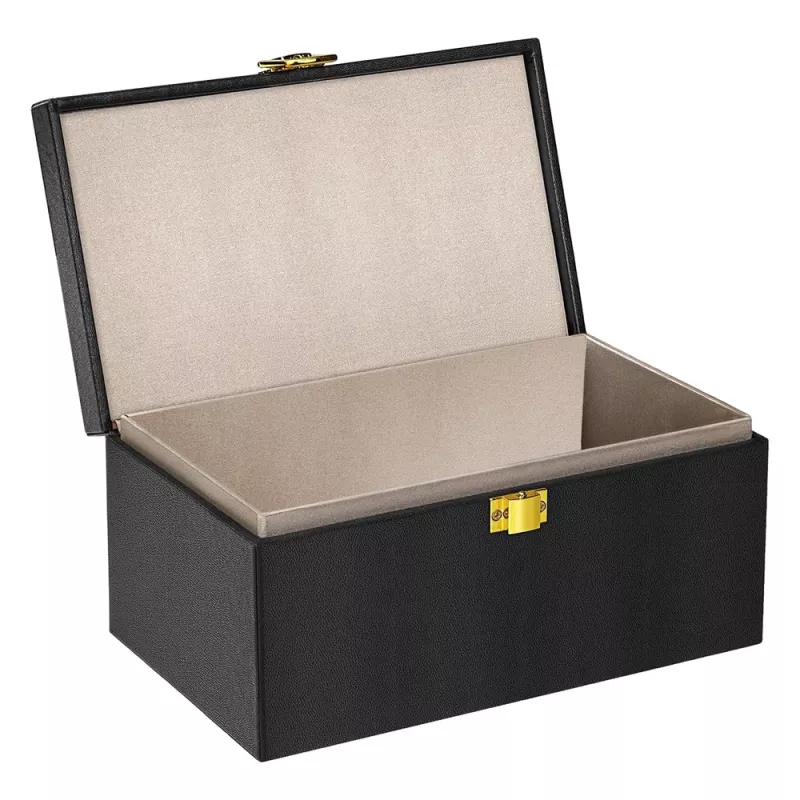 Scatola portachiavi con blocco segnale RFID Wozinsky 19x12x9 cm - nera