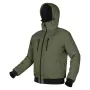 Giacca isolata con cappuccio Outdoor NEO TOOLS, verde, taglia XL