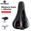 Rockbros LF044R coprisella per bici con fodera antipioggia impermeabile - nero e rosso