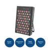 MEDIVON Lumera pannello LED per fototerapia, luce rossa e infrarossa, 120 LED, 630–1060 nm