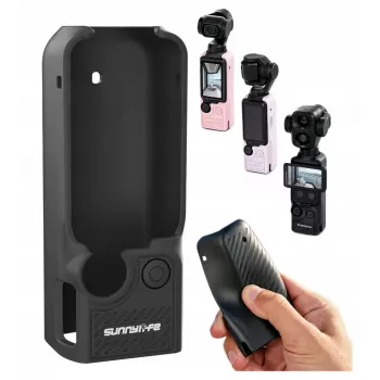SUNNYLIFE OP4-BHT200-D custodia protettiva in TPU per DJI Osmo Pocket 3 / 4 / 4P - nero