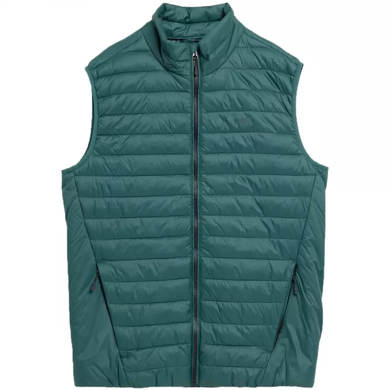 Gilet trapuntato da uomo 4F M062 verde taglia L