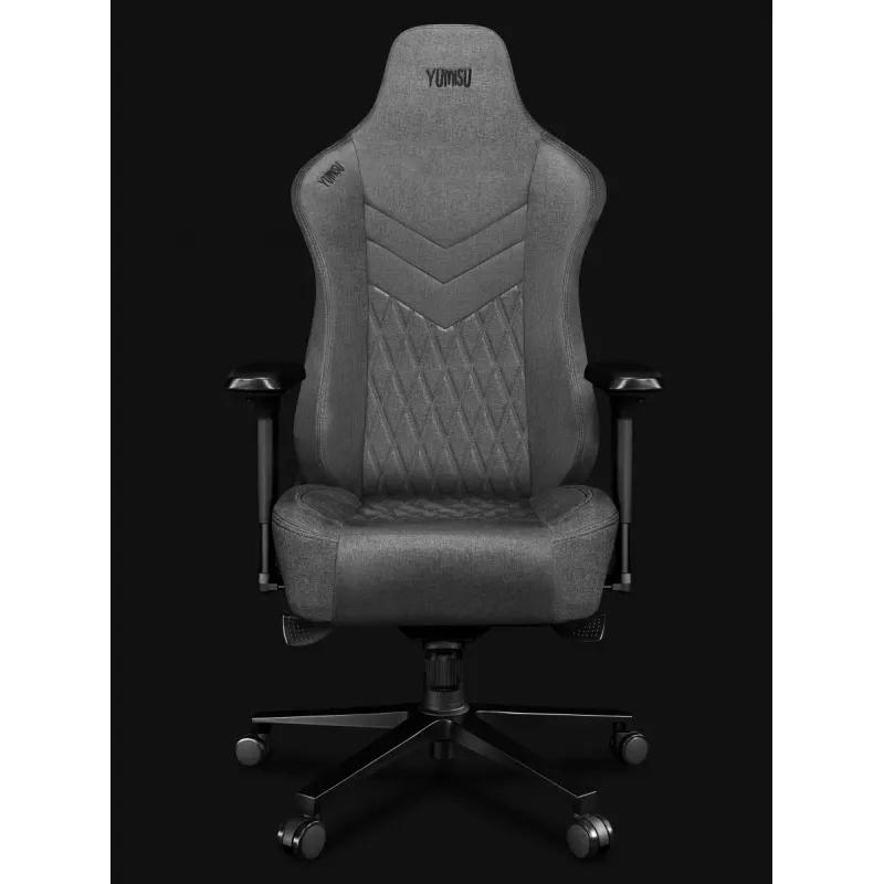 YUMISU 2053 sedia da ufficio, rivestimento in tessuto, Cloud/Black (Y-2053-LB-M)