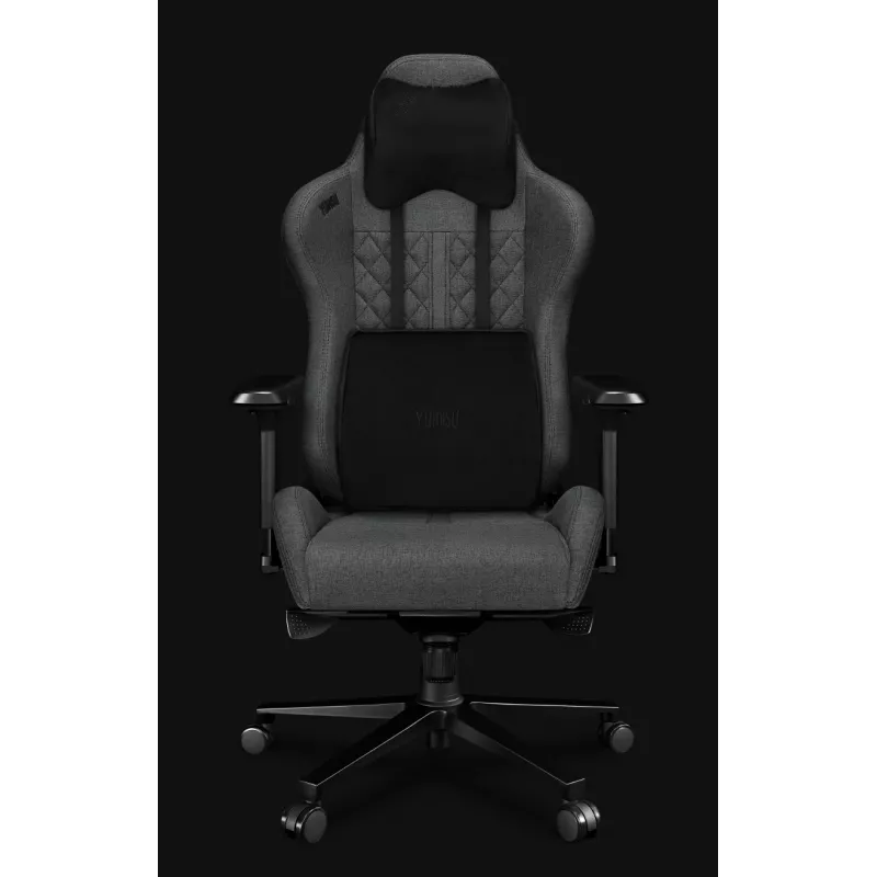 Yumisu 2050 sedia da gaming in materiale grigio/nero