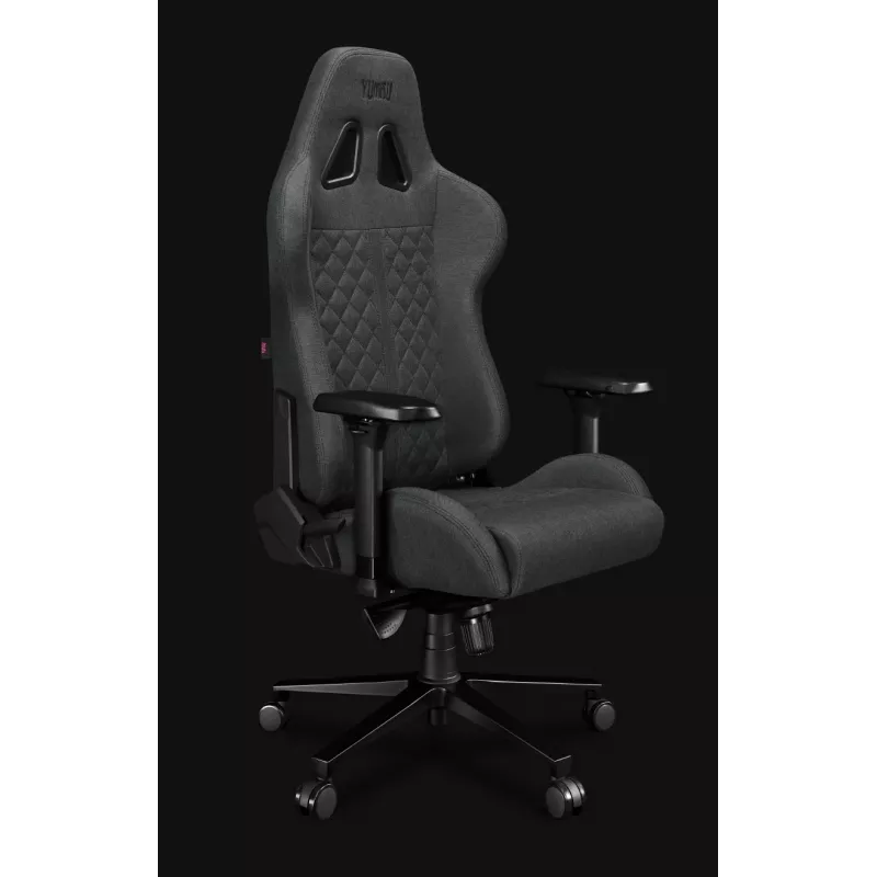 Yumisu 2050 sedia da gaming in materiale grigio/nero