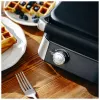 Adler AD 3084 piastra per waffle, 2400 W, nero/argento