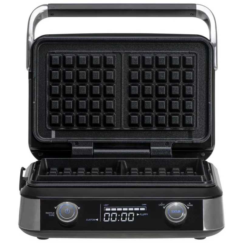 Adler AD 3084 piastra per waffle, 2400 W, nero/argento
