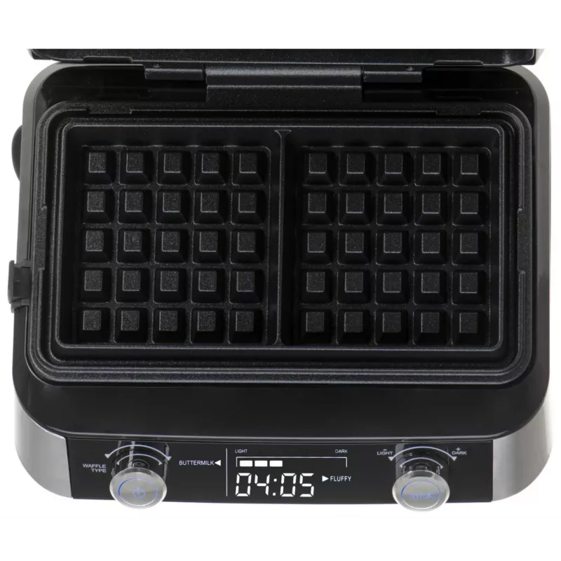 Adler AD 3084 piastra per waffle, 2400 W, nero/argento