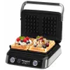 Adler AD 3084 piastra per waffle, 2400 W, nero/argento
