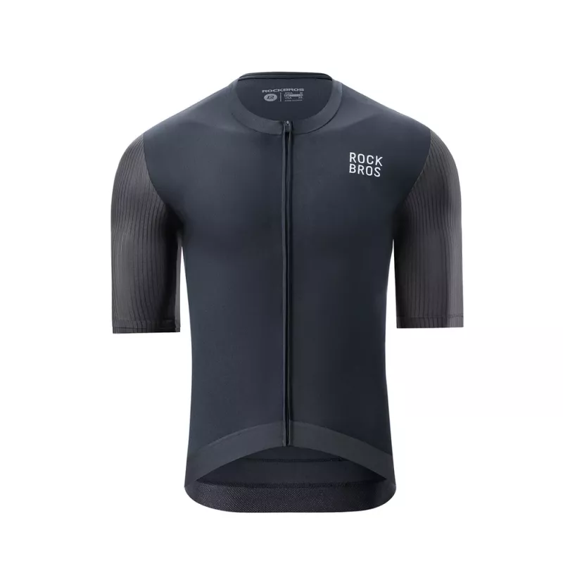 ROCKBROS 15200025 maglia da ciclismo a maniche corte uomo – XXXL – nero