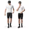 ROCKBROS Diamond maglia da ciclismo a maniche corte – uomo Active Fit, bianco, taglia XL