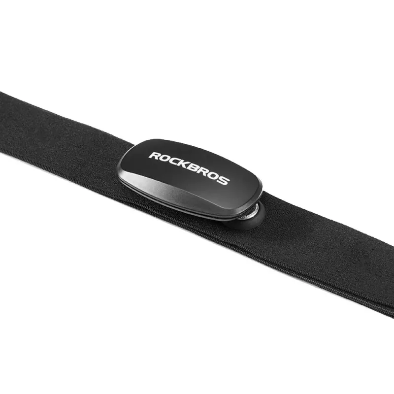 Rockbros HRM812 fascia toracica cardiofrequenzimetro Bluetooth ANT+ IP67 nero