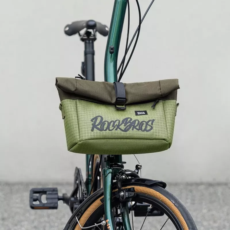 Borsa frontale per bici / borsa a tracolla ROCKBROS W020 a doppia funzione - verde