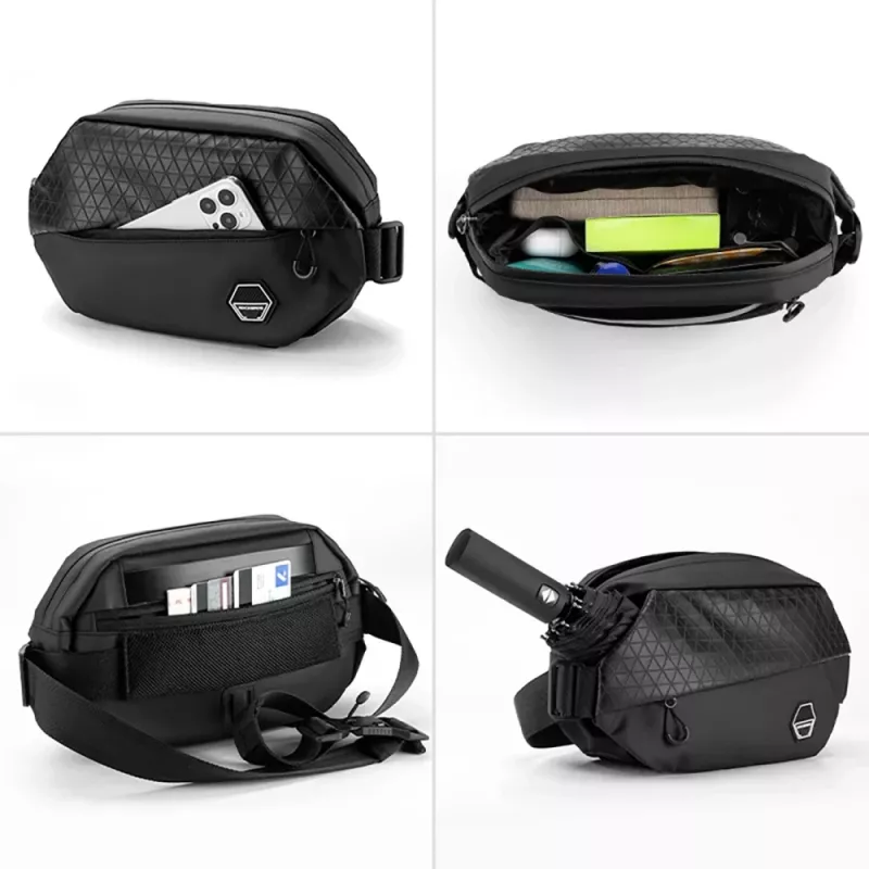Borsa da telaio per bici multifunzionale impermeabile ROCKBROS H23 3,5 L nera