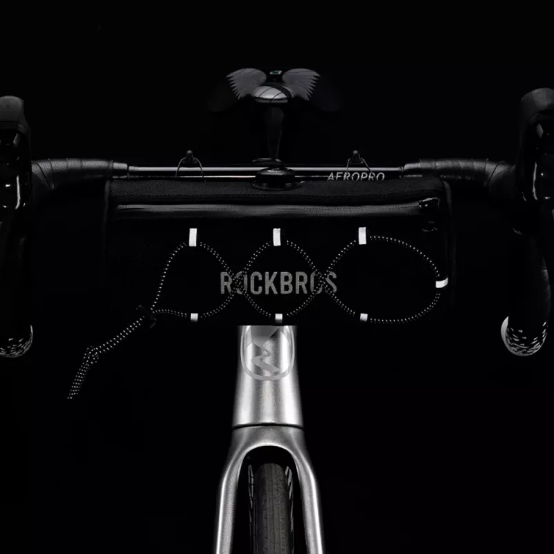 Borsa da manubrio impermeabile ROCKBROS TL002 ROAD TO SKY 1,5 L - nera